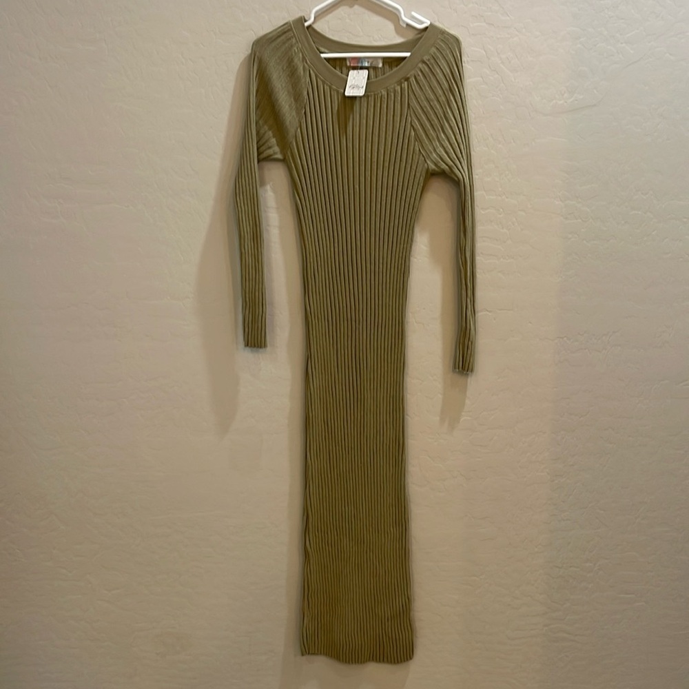 NWT Cozy Sweater Beach Dress